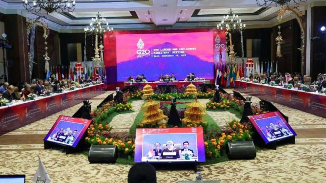 Pertemuan Menteri Ketenagakerjaan anggota G20.