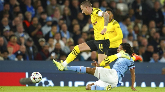 Manchester City vs Borussia Dortmund di Liga Champions 2022/2023