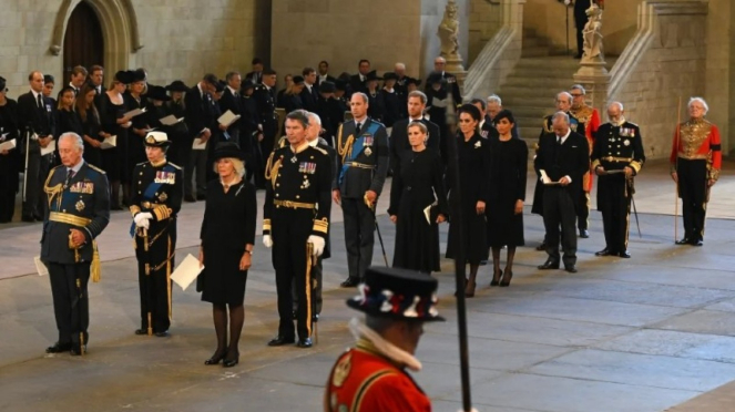 Prosesi pemakaman Ratu Elizabeth II.