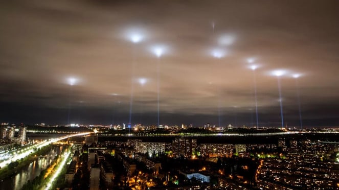 Langit malam Kyiv, Ukraina