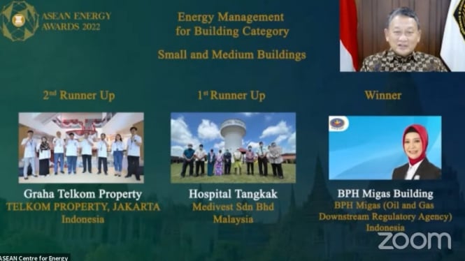 ASEAN ENERGY AWARDS 2022 secara virtual