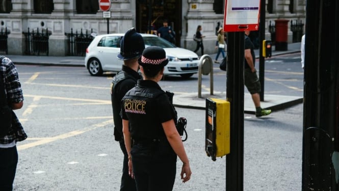 Polisi London, Inggris.