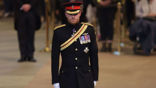 Pangeran Harry kembali kenakan seragam militernya