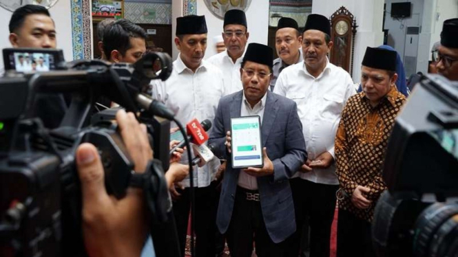 Direktur Jenderal Bimas Islam, Kamaruddin Amin, sosialisasi aplikasi UstadzKita.