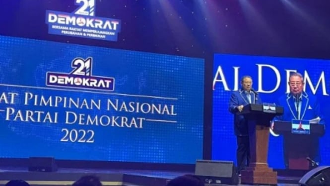 Ketua Majelis Tinggi Partai Demokrat Susilo Bambang Yudhoyono (Foto/VIVA)