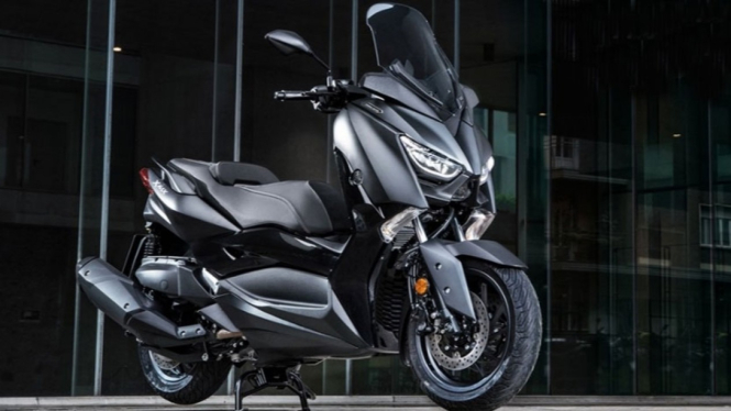 Ilustrasi gambar motor Yamaha baru