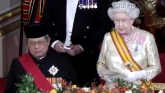 Presiden SBY saat menghadiri acara Yang diadakan Kerajaan Inggris