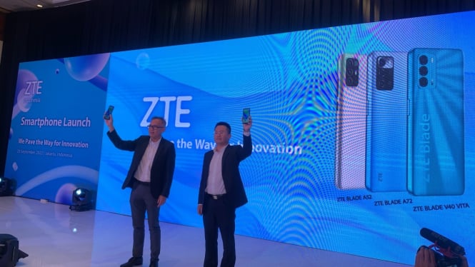 Peluncuran Smartphone ZTE di Indonesia.