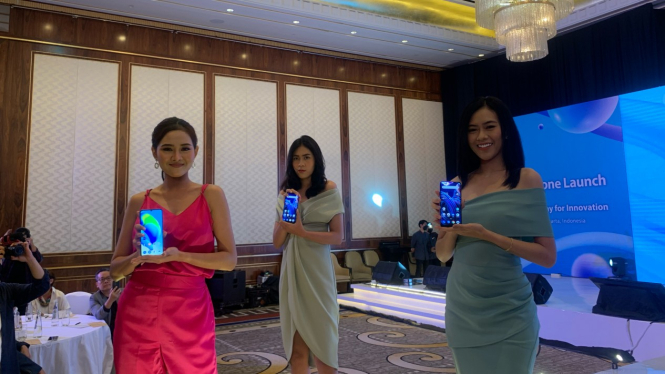 Peluncuran tiga smartphone ZTE di Indonesia.
