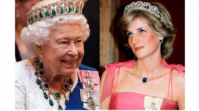 Putri Diana dan Ratu.