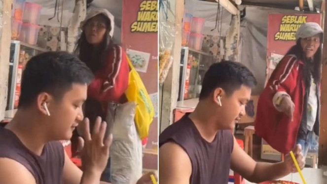 Pengemis marah-marah