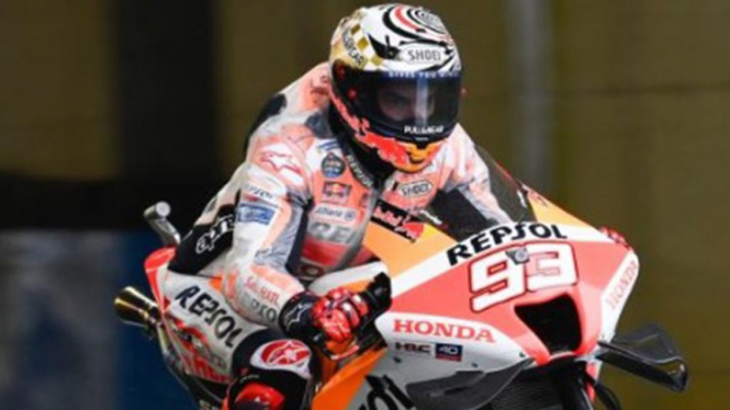 Pembalap Repsol Honda, Marc Marquez di MotoGP Jepang