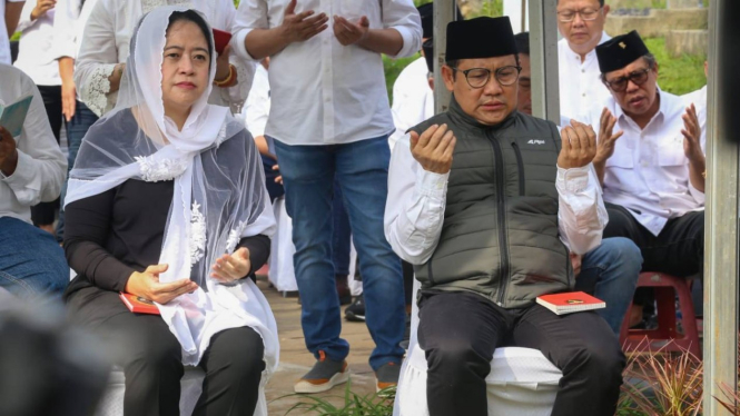 Ketua DPR Puan Maharani dan Ketum PKB Muhaimin Iskandar alias Cak Imin.