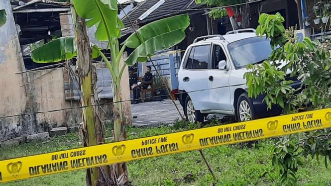 Lokasi ledakan di Sukoharjo