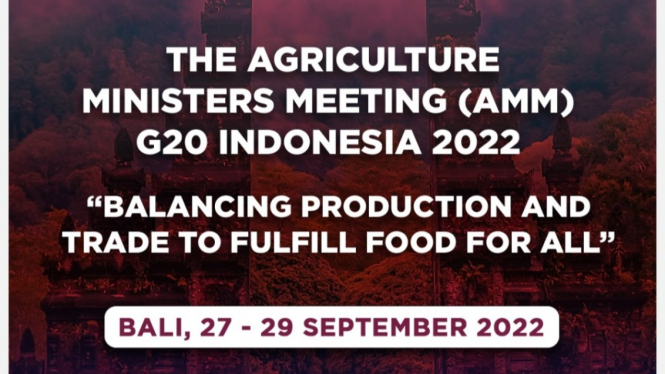 Pertemuan Menteri Pertanian negara anggota G20 di Bali.