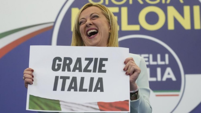 Calon PM Italia, Giorgia Meloni.