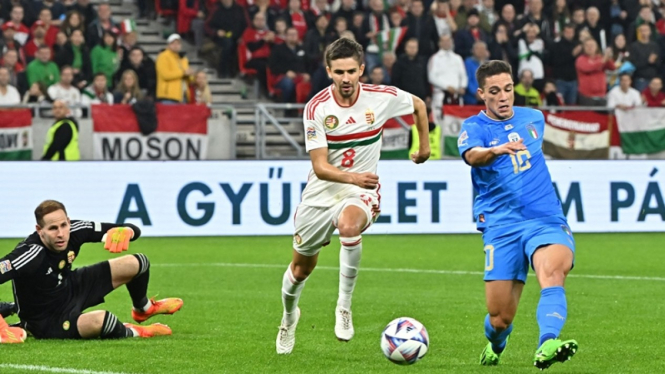 Hungaria vs Italia di UEFA Nations League