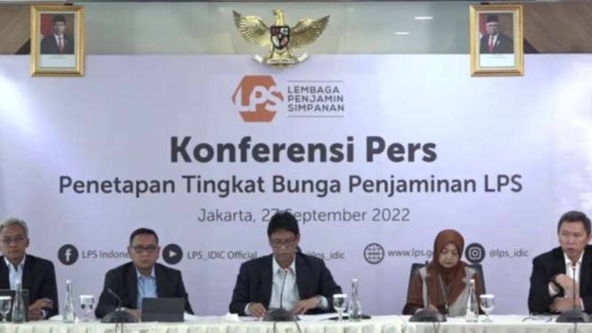 Konferensi pers LPS.