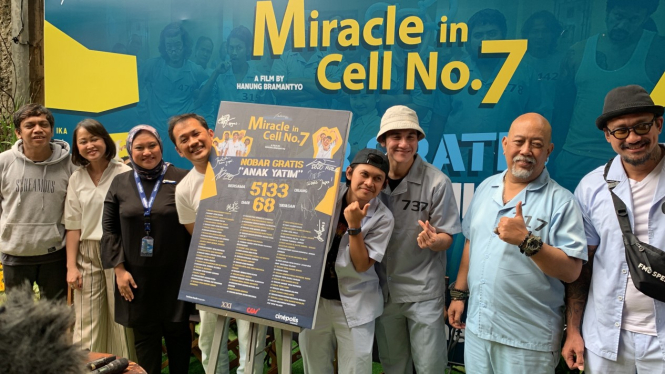 Konferensi pers nobar Miracle in Cell No 7.