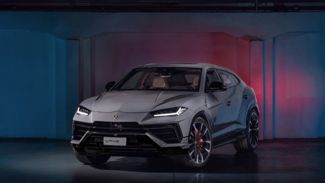 Ilustrasi gambar mobil Lamborghini Urus S terbaru