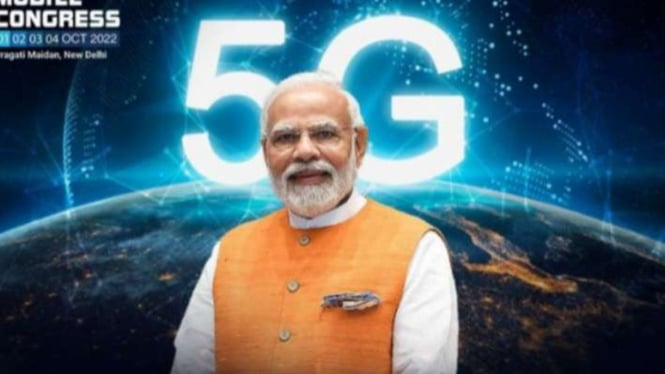 Peluncuran Jaringan 5G di India.