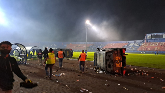 Lokasi kerusuhan tragedi kanjuruhan.