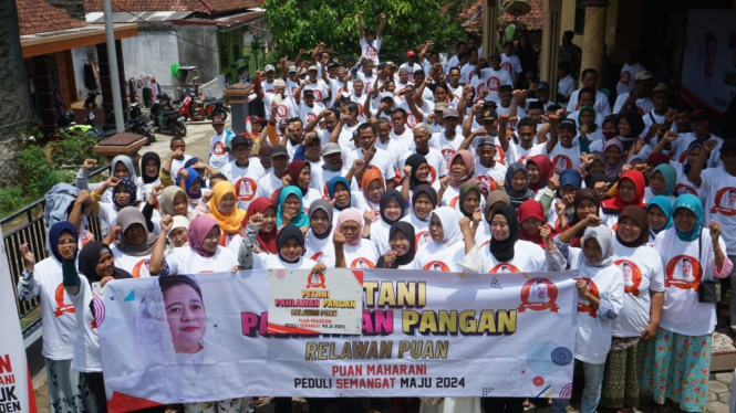 Relawan Puan Maharani di Cilacap