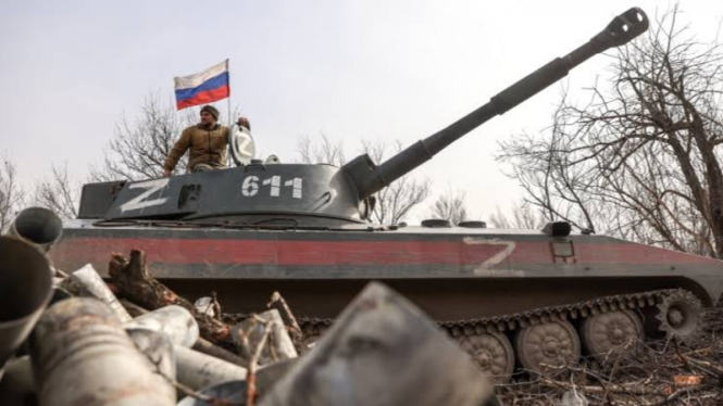 VIVA Militer: Pasukan Angkatan Bersenjata Federasi Rusia di Luhansk, Ukraina
