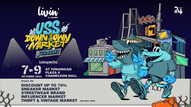 USS Downtown Market Surabaya, Tunjungan Plaza, 7-9 Oktober 2022