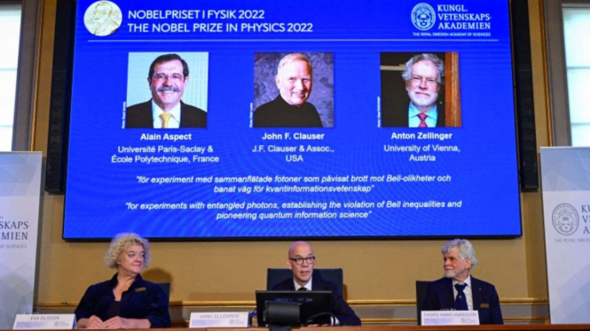 3 Ilmuwan Menangkan Hadiah Nobel.