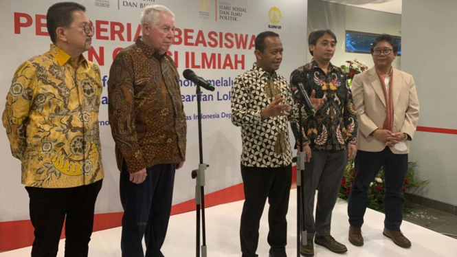 Bahlil Lahadalia dan CEO Freeport McMoRan Richard C.Adkerson gelar orasi ilmiah