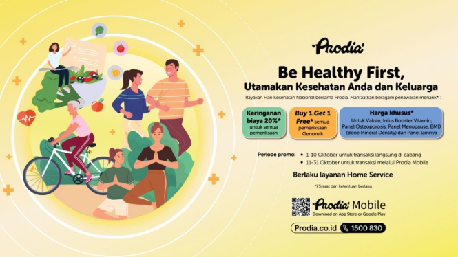 Aplikasi Prodia Mobile and Be Healthy First with Prodia