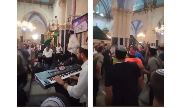 Video warga Yahudi Israel di Masjid Ibrahimi