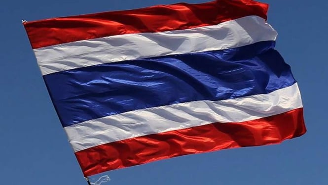 Bendera negara Thailand. Diketahui terjadi penembakan massal pada Kamis, 6 Oktober 2022