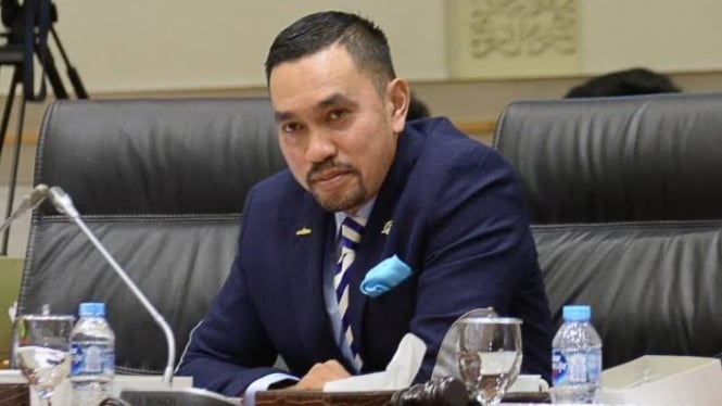 Politikus Nasdem Wakil Ketua Komisi III DPR RI Ahmad Sahroni.
