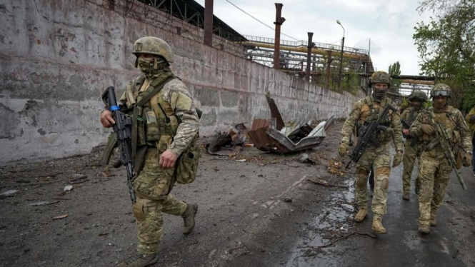 VIVA Militer: Pasukan Angkatan Bersenjata Federasi Rusia di Donetsk, Ukraina