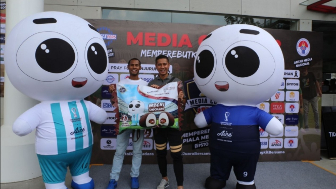 Brand ambassador Media Cup 2022, Ruben Sanadi dan Indra Kahfi