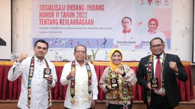 Kemenpora sosialisasi Undang-undang Nomor 11 Tahun 2022 tentang Keolahragaan.