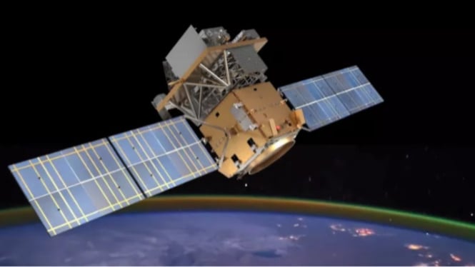 Ilustrasi satelit milik China.