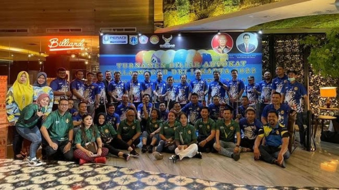 Turnamen Biliar Piala Wakil Gubernur DKI  antar Advokat resmi dimulai