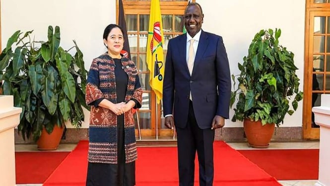 Ketua DPR Puan Maharani bertemu Presiden Republik Kenya, William Samoei Ruto.