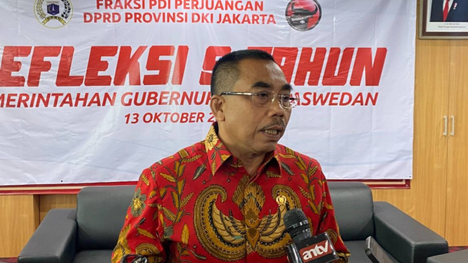 Politikus PDIP Gembong Warsono.