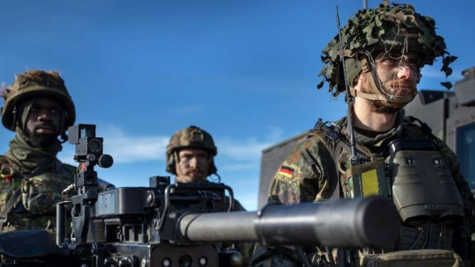 Latihan militer infanteri gabungan oleh NATO pada Oktober 2022