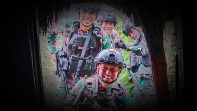 VIVA Militer: Prajurit Satgas Yonif Mekanis 203/Arya Kemuning di Papua.
