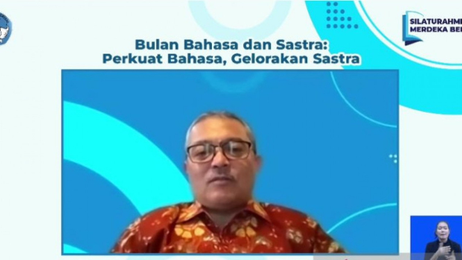 Kepala Badan Pengembangan dan Pembinaan Bahasa Kemendikburistek E.  Aminudin Aziz 