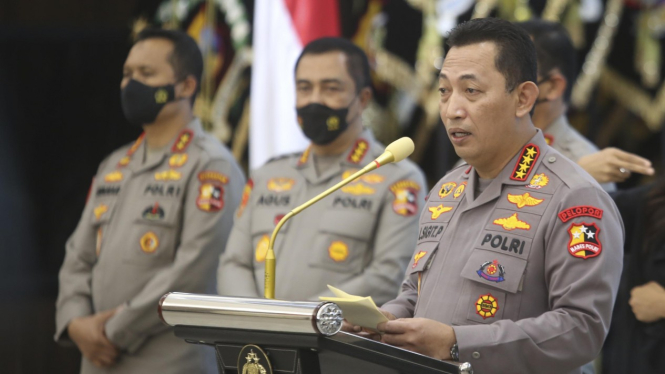 Kapolri Jenderal Listyo Sigit Prabowo, Preskon Narkoba Teddy Minahasa