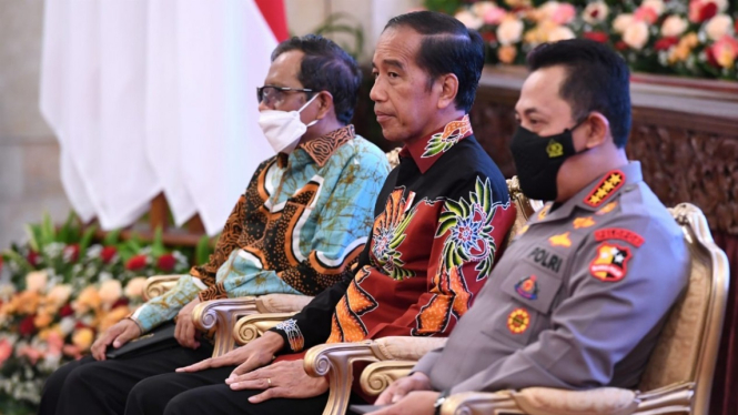 Pertemuan Presiden Jokowi dan Kapolri, Kapolda dan Kapolres