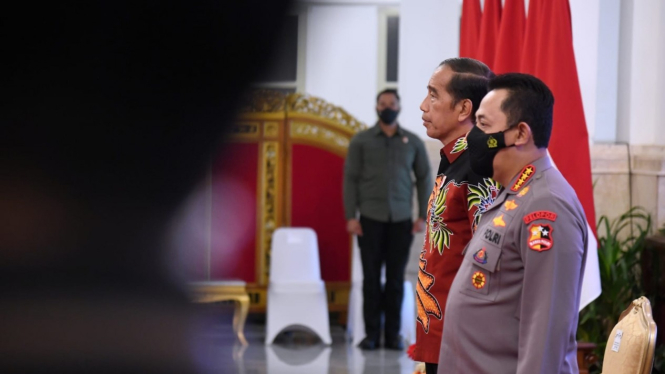 Pertemuan Presiden Jokowi dan Kapolri, Kapolda dan Kapolres