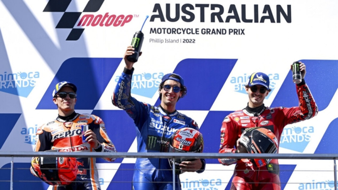 Marc Marquez di MotoGP Australia 2022