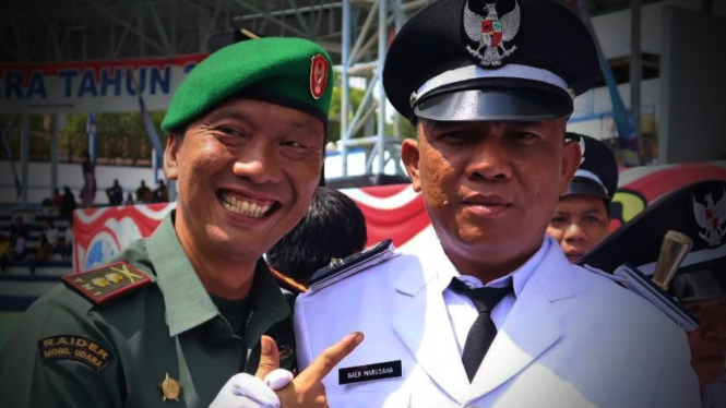 VIVA Militer: Prajurit TNI menangkan Pilkades Kalimantan Tengah 2022.